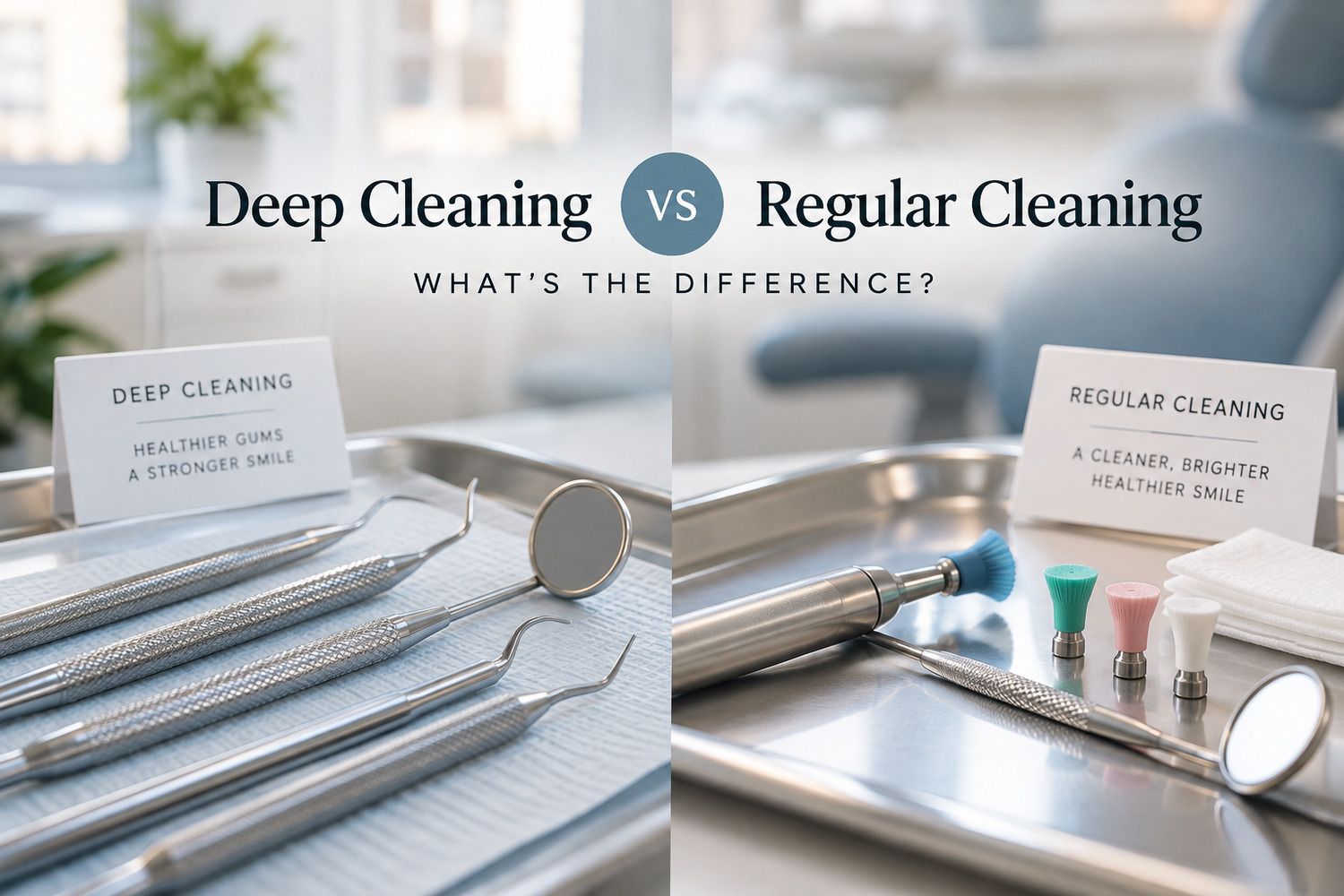 Dental Cleaning vs Deep Cleaning: What’s the Difference?